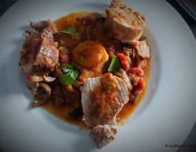 Filet mignon aux légumes d'été