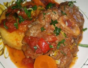 Osso buco à la milanaise et sa gremolata