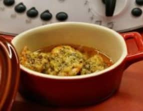 Langoustine au beurre à l'ail et au piment d'Espelette