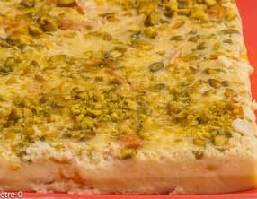 Flan aux abricots et aux pistaches