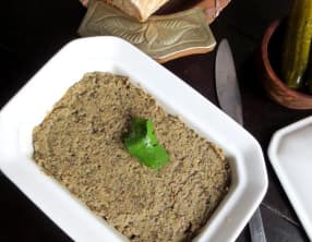 Pâté végétal aux lentilles et champignons 