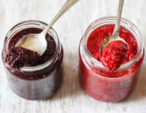 Confiture de fruit au chia