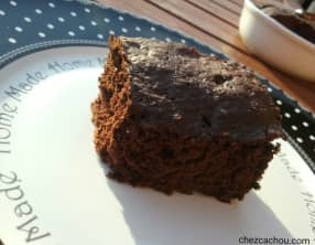 Gâteau chocolat à la courgette