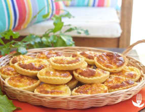 Mini-quiches aux lardons