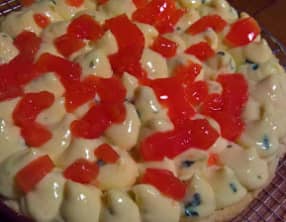 Tartelette orange sanguine et basilic