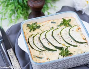 Flan de courgette à la ricotta