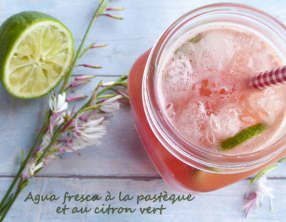 Agua fresca à la pastèque et au citron vert