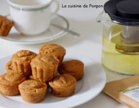 Moelleux à la crème de marron, amandes et écorces d'orange confite