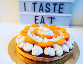 Tarte abricot pêche vanille