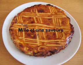 Gâteau basque aux cerises