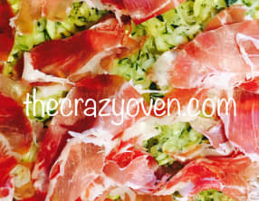 Gratin de courgettes à la coppa 