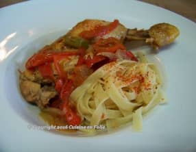 Poulet basquaise
