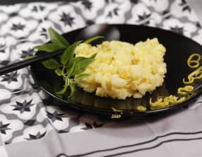 Écrasée de pommes de terre au citron confit