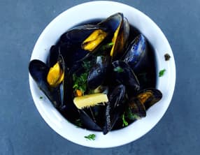 Moules de bouchot au bouillon thaï
