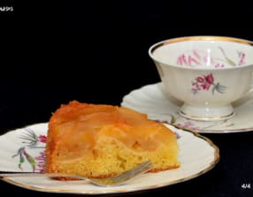 Quatre-quarts aux pommes façon Tatin