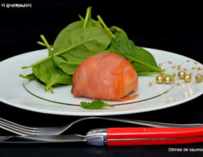 Dômes de saumon fumé