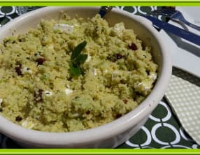 Taboulé de concombre, menthe et Feta