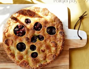 Tarte crousti-fondante cerises Amaretti
