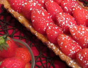 Tarte fraise citron