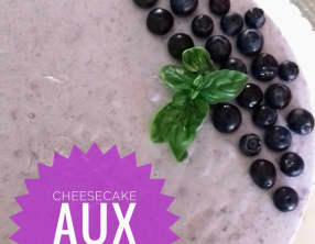 Cheesecake aux myrtilles