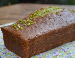 Cake pistache glacé au sirop de clémentines