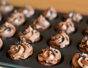 Cupcakes chocolat-praliné