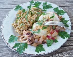 Seiches à la plancha facile