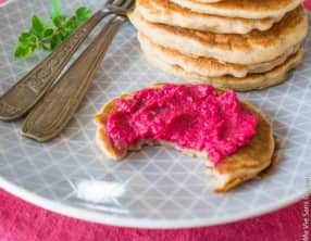 Blinis vegan et tartinades fraîcheur sans gluten