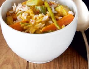 Curry de légumes sans gluten