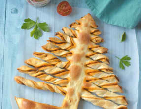 Bateau feuilleté au pesto marin