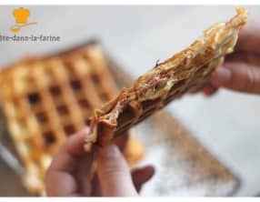 Gaufre façon Pizza