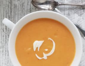 Velouté de carottes au fromage