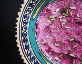 Dip de betterave au zaatar