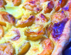 Tarte moelleuse aux mirabelles