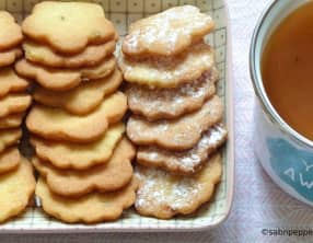 Biscuits citron vert basilic