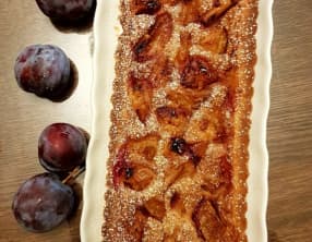 Tarte aux prunes d’après Eric Kayser