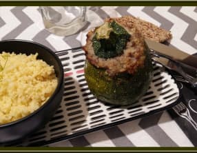 Courgettes farcies au boeuf