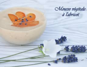 Mousse végétale à l'abricot