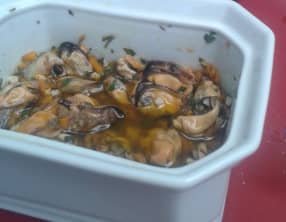 Moules à l’escabèche