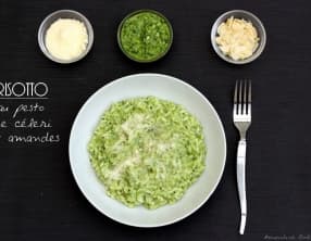 Risotto au pesto de céleri et amandes