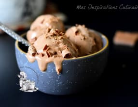 Glace au chocolat