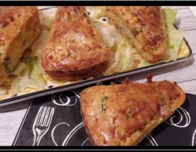 Mini-cakes au bacon et pousses d'epinards