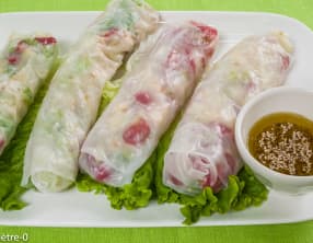 Rouleaux de printemps à la grecque