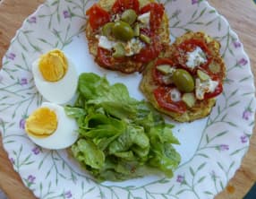 Pizza à base de chou-fleur