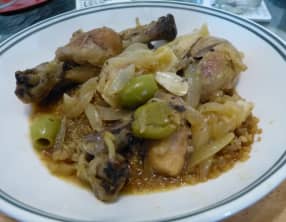 Tajine de poulet aux olives