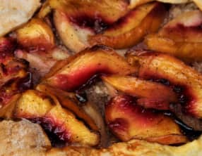 Tarte rustique aux nectarines