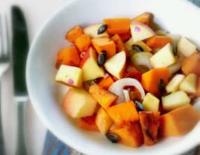 Salade de potiron à la pomme