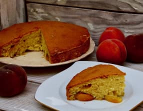 Moelleux aux pêches