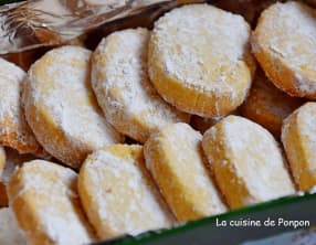 Sablé à la vanille et aux amandes