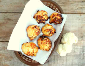 Nuggets de poulet en chapelure de chou-fleur et parmesan